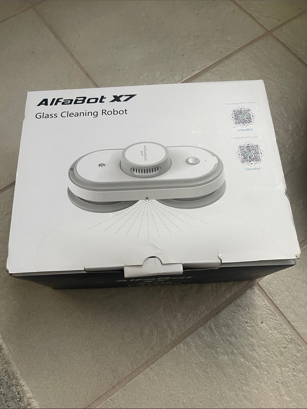 X7 Glass Cleaning Robot - White